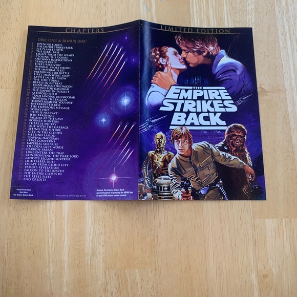 Star Wars The Empire Strikes Back Widescreen Two Disc DVD Limited Edition set. - Picture 7 of 7